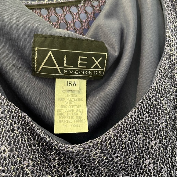 Alex Evenings Purple Formal Skirt, Tank, and Jacket Set - Picture 6 of 7